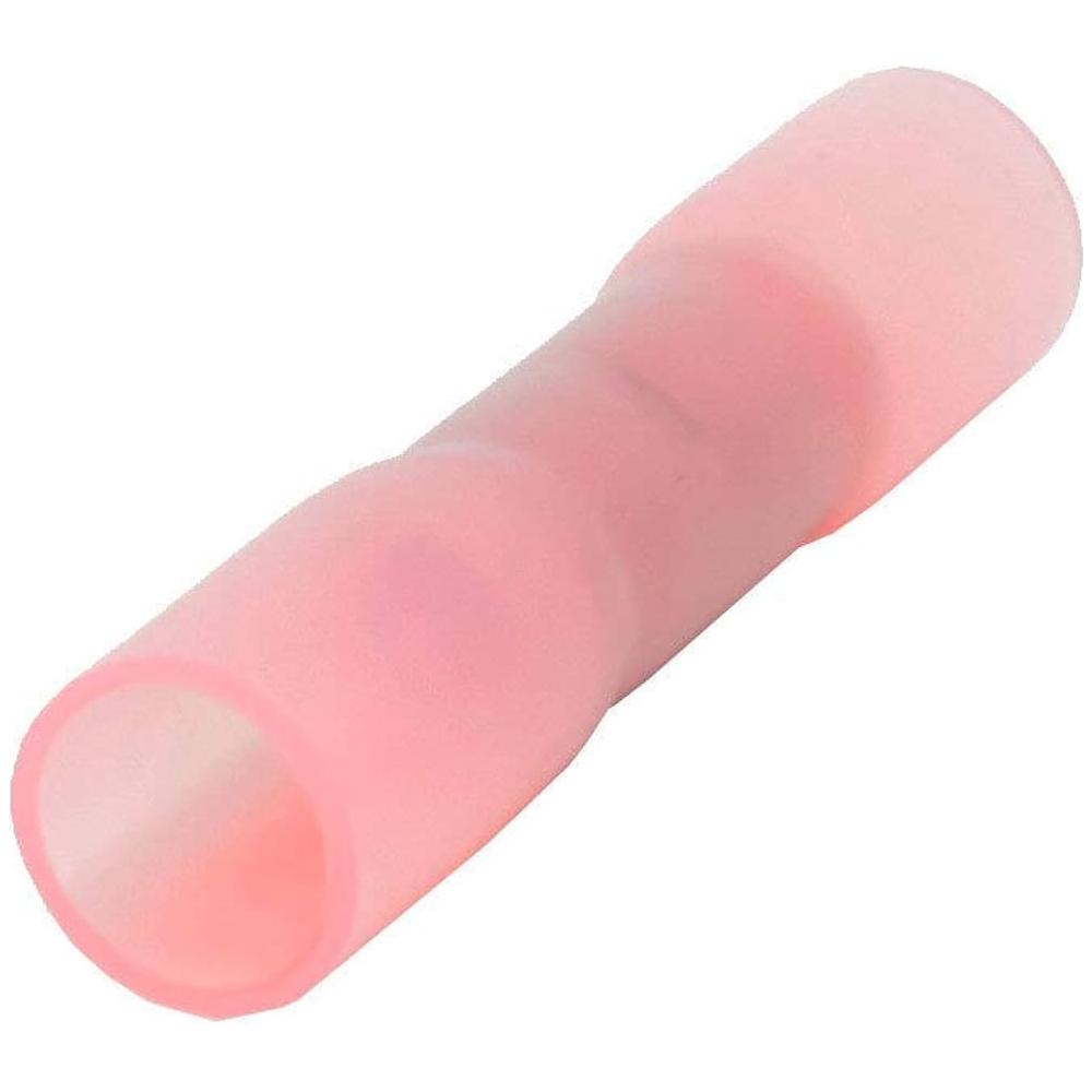 Image of BUTT CONNECTORS - 8 GA - HEAT SHRINK - RED