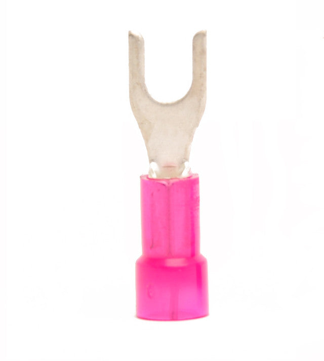 SPADE TERMINALS - NYLON INSULATED - 22-18GA - #10