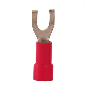 LOCKING SPADE TERMINALS, NYLON INSULATED, 22-18GA, #10