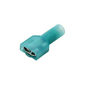 FEMALE QUICK DISCONNECT TERMINALS - NYLON FULLY INSULATED - 16-14GA - .250" - HEAT SHRINK